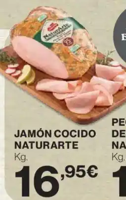 Hipercor CAMPOFRIO Jamón cocido naturarte oferta