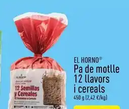 ALDI El horno - pa de motlle 12 llavors i cereales oferta