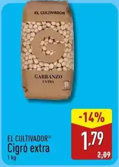 ALDI El cultivador - cigró extra oferta