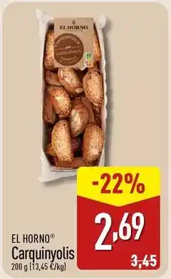 ALDI El horno - carquinyolis oferta