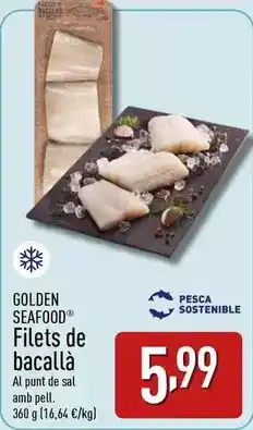ALDI Golden seafood - filets de bacalla oferta