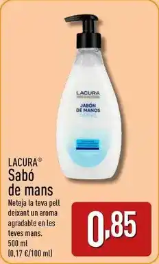 ALDI Lacura - sabó de mans oferta