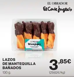 Hipercor Lazos de mantequilla bañados oferta