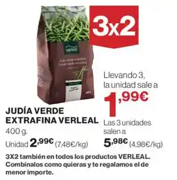 Hipercor Judía verde extrafina verleal oferta