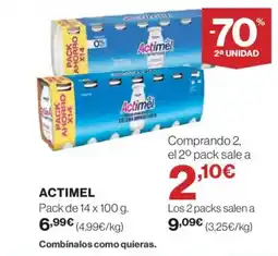 Hipercor ACTIMEL oferta