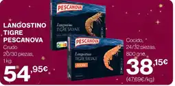 Hipercor PESCANOVA Langostino tigre oferta