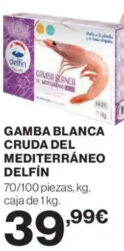 Hipercor DELFÍN Gamba blanca cruda del mediterráneo oferta