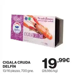 Hipercor DELFÍN Cigala cruda oferta