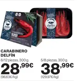 Hipercor DELFÍN Carabinero oferta