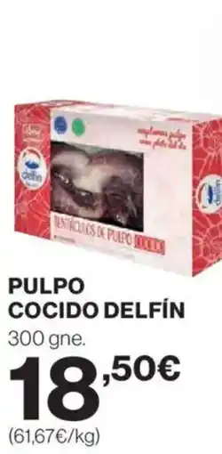 Hipercor DELFÍN Pulpo cocido oferta