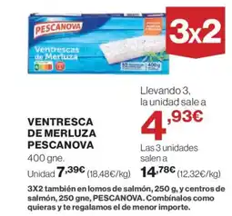 Hipercor PESCANOVA Ventresca de merluza oferta