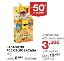 Hipercor Lacasitos pack elfo lacasa oferta