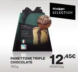 Hipercor Panettone triple chocolate oferta
