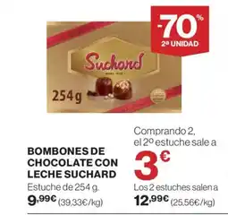 Hipercor SUCHARD Bombones de chocolate con leche oferta