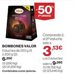 Hipercor VALOR Bombones oferta