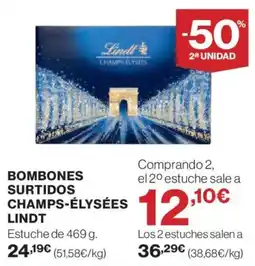Hipercor LINDT Bombones surtidos champs-élysées oferta