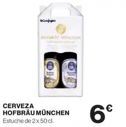 Hipercor Cerveza hofbräu münchen oferta