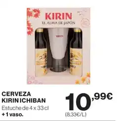 Hipercor KIRIN Cerveza ichiban oferta