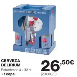 Hipercor DELIRIUM Cerveza oferta