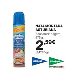 Hipercor ASTURIANA Nata montada oferta