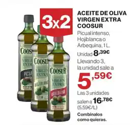Hipercor COOSUR Aceite de oliva virgen extra oferta