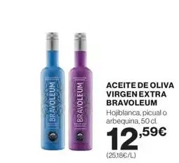 Hipercor BRAVOLEUM Aceite de oliva virgen extra oferta