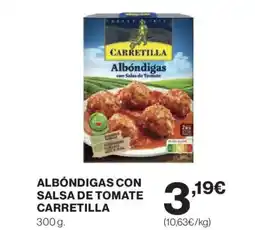 Hipercor CARRETILLA Albóndigas con salsa de tomate oferta