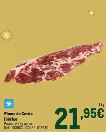 Pluma de cerdo iberico