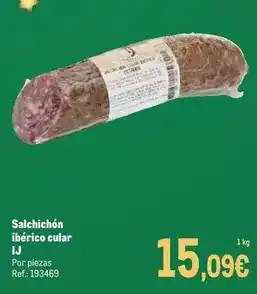 Salchichon iberico cular