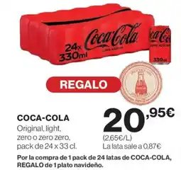 Hipercor COCA-COLA oferta