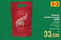 Makro Lindt - bombones chocolate con leche oferta