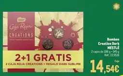 Makro Nestlé - bombon creation dark oferta
