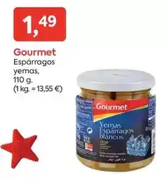 Suma Supermercados Gourmet - espárragos yemas oferta