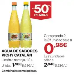Hipercor VICHY CATALÁN Agua de sabores oferta