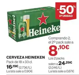 Hipercor HEINEKEN Cerveza oferta