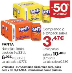 Hipercor FANTA oferta