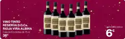 Hipercor Vino tinto reserva d.o.ca. rioja viña albina oferta