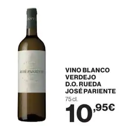 Hipercor Vino blanco verdejo d.o. rueda josé pariente oferta