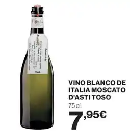 Hipercor Vino blanco de italia moscato d'asti toso oferta
