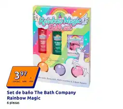 Action Set de baño The Bath Company Rainbow Magic oferta