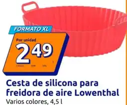 Action Cesta de silicona para freidora de aire Lowenthal oferta