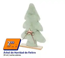 Action Árbol de Navidad de fieltro oferta