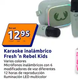 Action Karaoke inalámbrico Fresh 'n Rebel Kids oferta