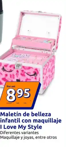 Action Maletín de belleza infantil con maquillaje I Love My Style oferta