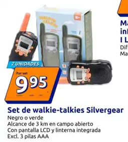 Action Set de walkie-talkies Silvergear oferta