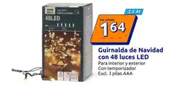 Action Guirnalda de Navidad con 48 luces LED oferta