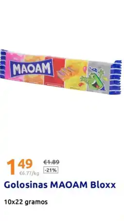 Action MAOAM Golosinas Bloxx oferta