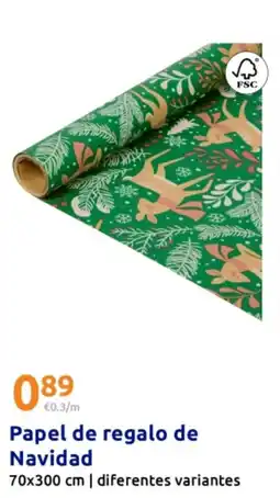 Action Papel de regalo de Navidad oferta