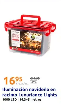 Action Iluminación navideña en racimo Luxuriance Lights oferta