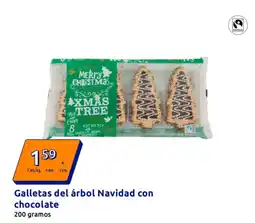 Action Galletas del árbol Navidad con chocolate oferta
